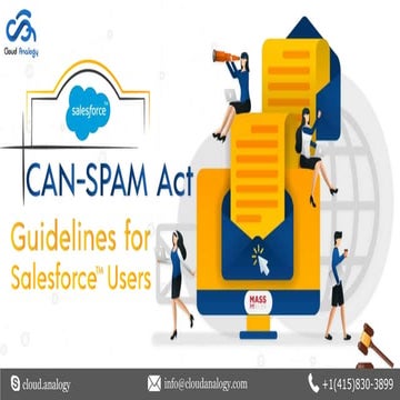CAN-SPAM Act guidelines for Salesforce Users | PPTX