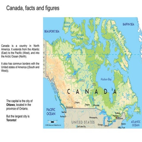 Canada general exposición de sobre datos en canada | PPT