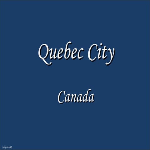 Canada quebec-city