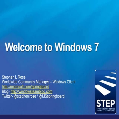 Canada Windows 7 Tour