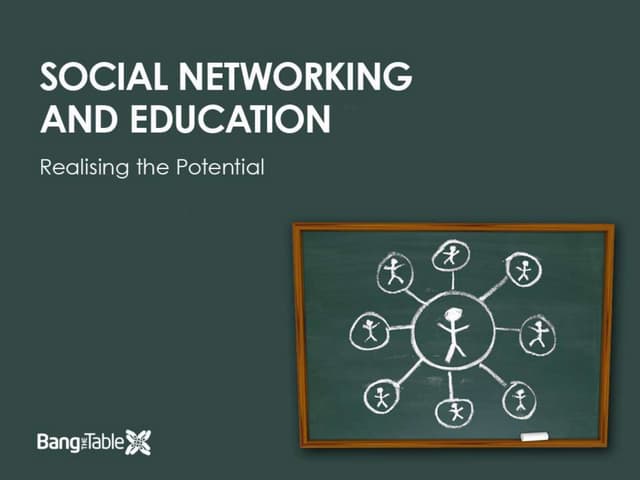 Social Networking and Education: Realising the Potential