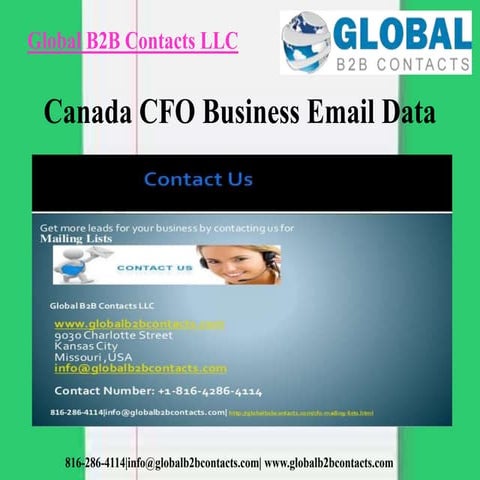 Canada cfo business email data