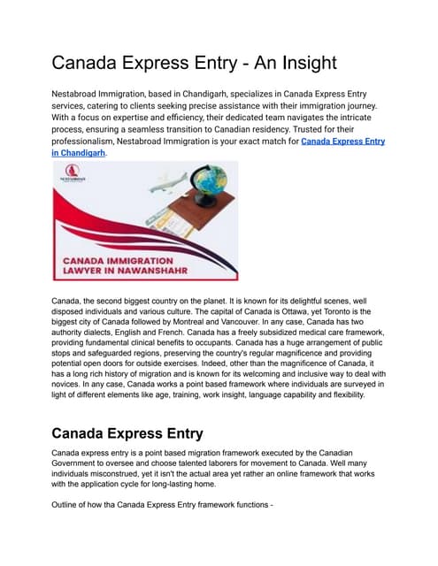 Requirements for Canada express entry | PPT