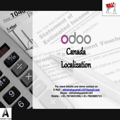 OpenERP / Odoo Canada localization