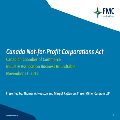 Canada Not-for-Profit Corporations Act