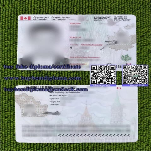 Canada PR card