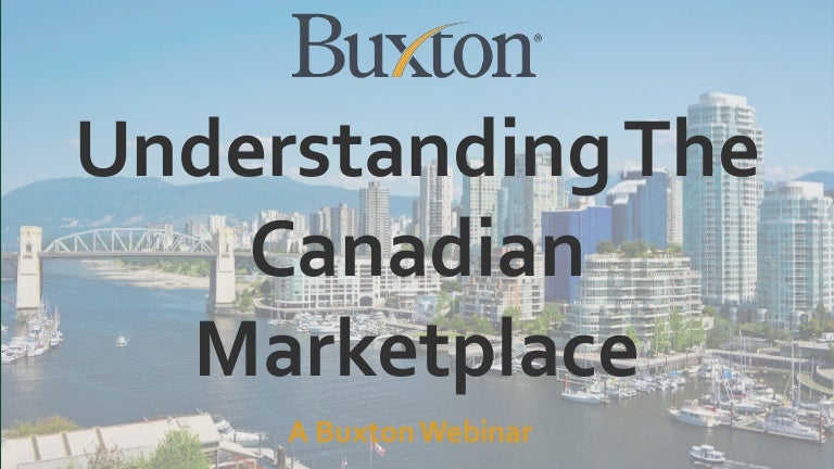 Understanding The Canadian Marketplace
