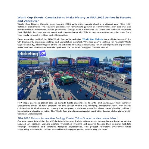 Canada Set to Make History as FIFA 2026 Arrives in Toronto and Vancouver.docx