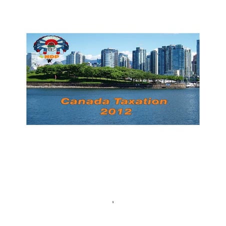 Canada tax memo 2012