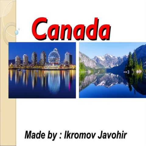Canada Tourismpptx 