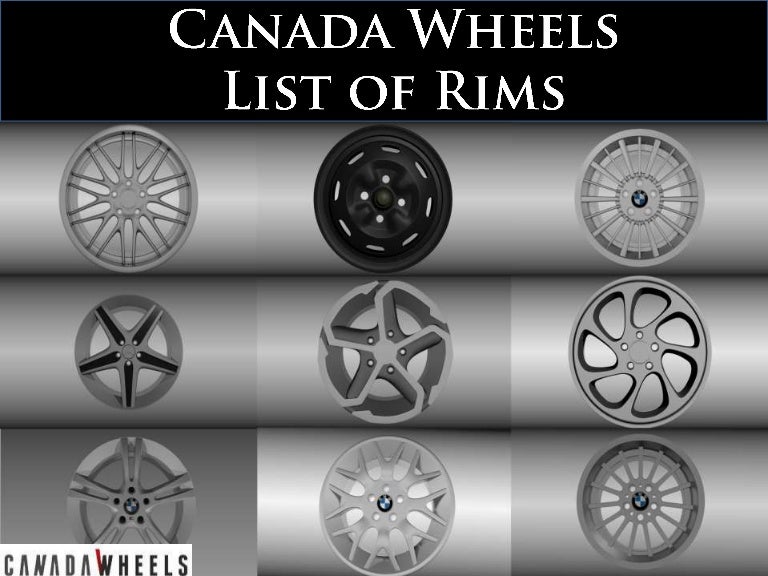 Canada wheels brings you a range of some exciting rims for your high