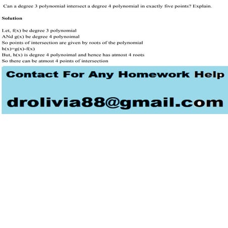 Can a degree 3 polynomial intersect a degree 4 polynomial in exactly .pdf