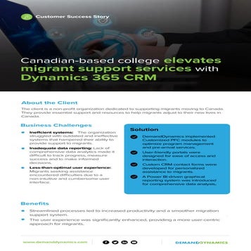Canadian College Enhances Migrant Support with Dynamics 365 CRM - Case ...