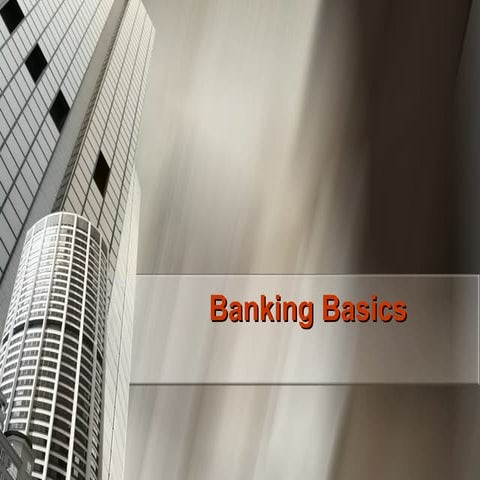 Canadian Banking Basics - Risk management