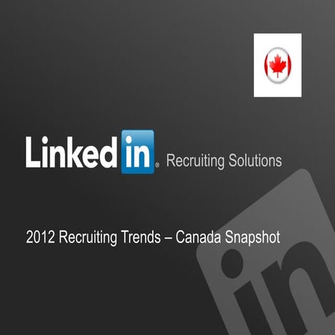 2012 Canadian Corporate Recruiting Trends
