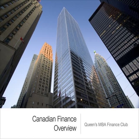 Presentation to Queen's MBA Finance Club March 10, 2014