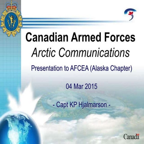 Canadian Forces in the Arctic-Communications
