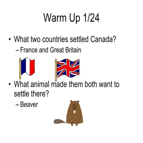 Canadian History