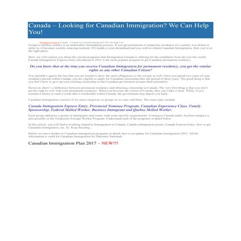 Merit-Based Immigration and Lessons from Canada’s Express Entry System.docx