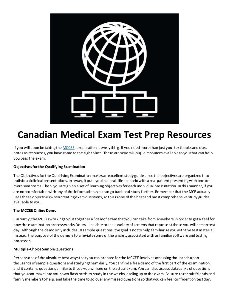 Canadian Medical Exam Test Prep Resources