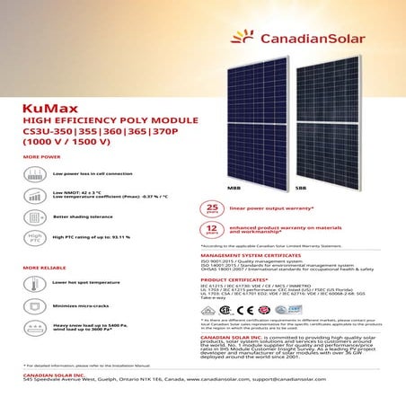 Canadian solar datasheet- ku-max_cs3u-p_high efficiency_v5.6_in