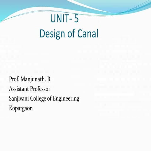 Canal structures | PPTX