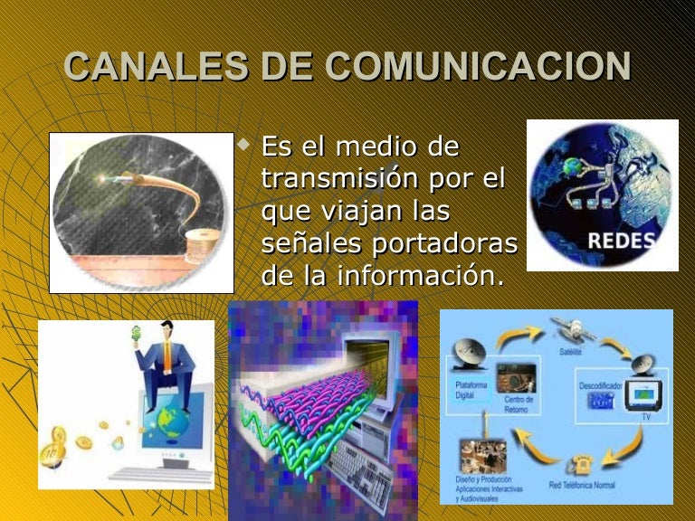 Como Se Clasifican Los Canales De Comunicacion www.slideshare.net