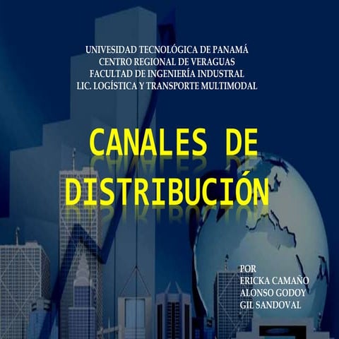 Canales de distribución presentación