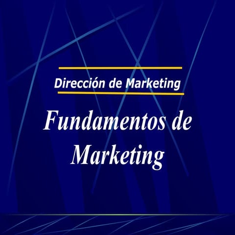 Canales de marketing