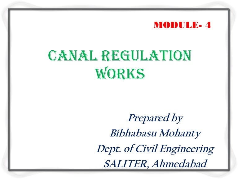 design of canal head regulator ppt shellbeachtidechart