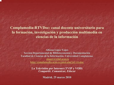 Canal Complumedia-RTVDoc