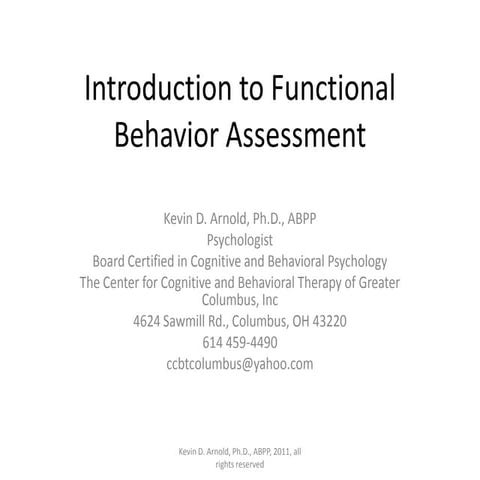 Canal winchester fba presentation