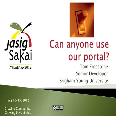 06-13-2012 Can anyone use our portal?