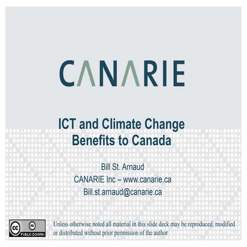 Canarie Green It Presentation
