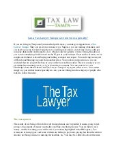 Can a tax lawyer tampa save me from a penalty