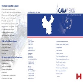 Canavision Auto Applications Brouchure