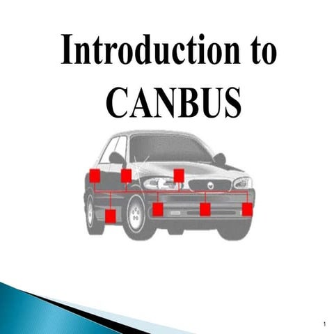 CANBUS presentation for CanBus ECE Engineering