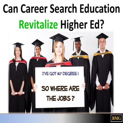 Can Career Search Education Revitalize Higher Ed?