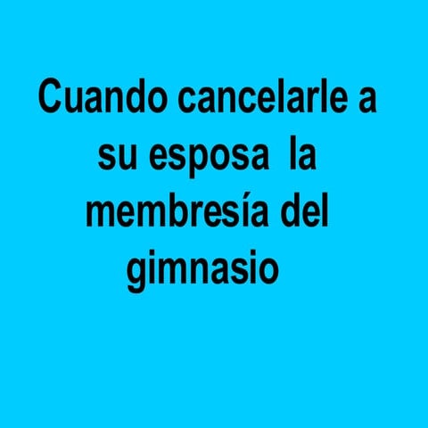 Cancelar Gim
