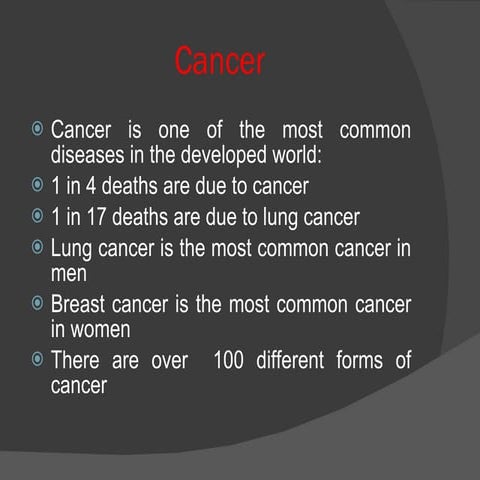 Cancer | PPT