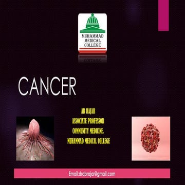 Cancer Lecture 