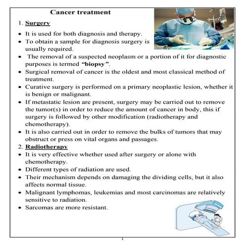 Cancer treatment 