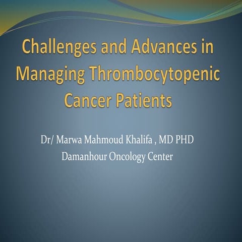 cancer associated thrombocytopenia.pptx