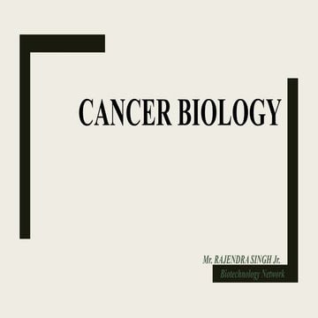 Cancer biology