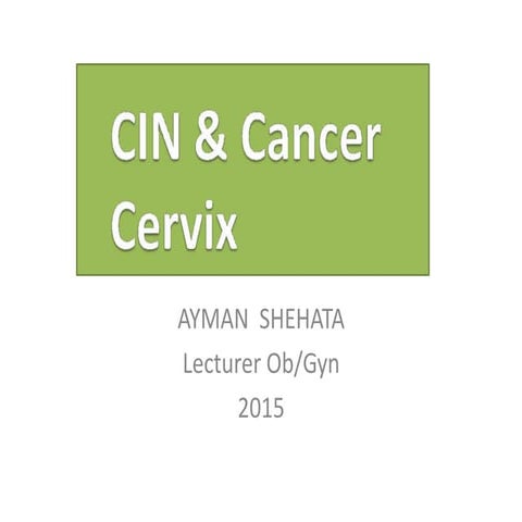 Cancer cervix