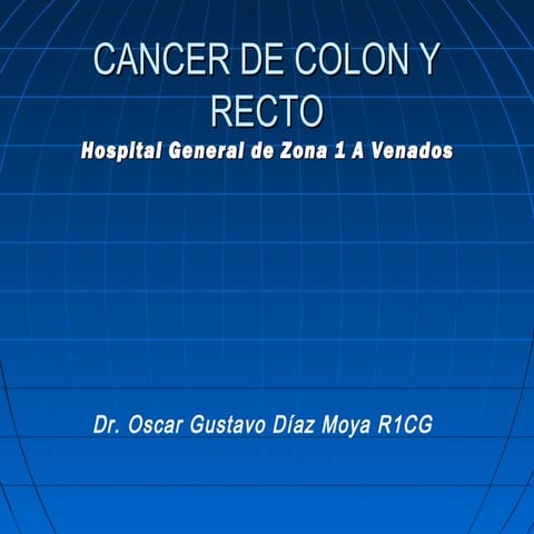 CANCER DE COLON Y SUS CONSECUENCIAS EN EDAD ADULTO | PDF