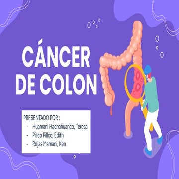 CANCER DE COLON Y SUS CONSECUENCIAS EN EDAD ADULTO | PDF
