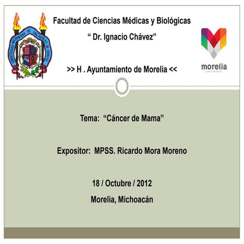 Cancer de mama | PPTX