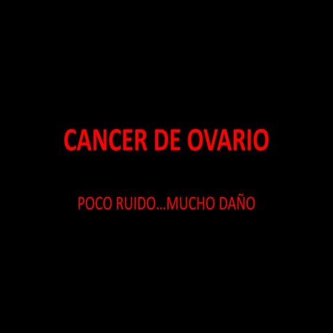 Cancer de ovario