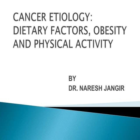 Cancer etiology